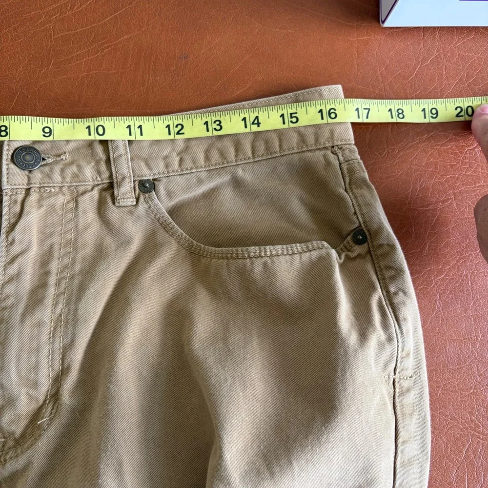 Polo Ralph Lauren Authentic Dungarees Pants 32x32 Tan Y2K Preppy Workwear